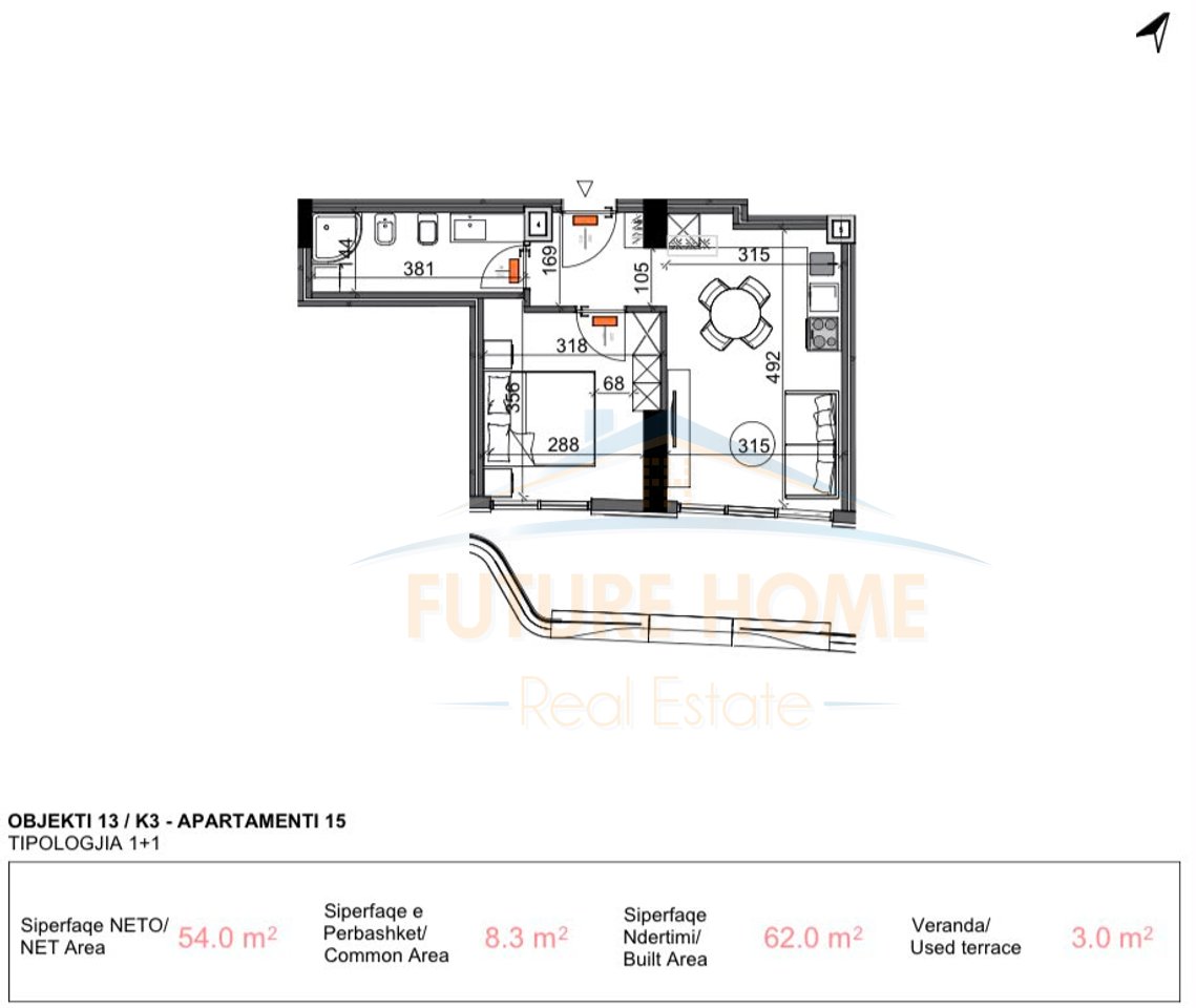 In vendita, Appartamento 1+1, Centaurea Residence, Lago Secco