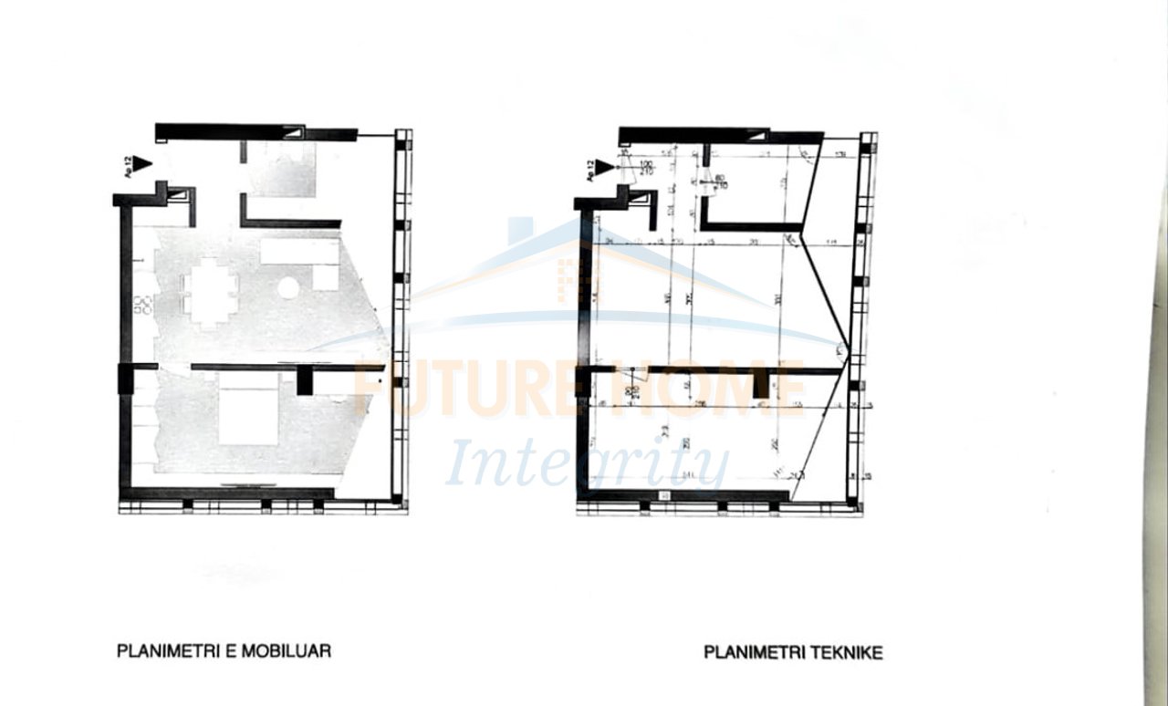 For sale, Apartment 1+1+2 Balconies, Mara Palace, Tirana.