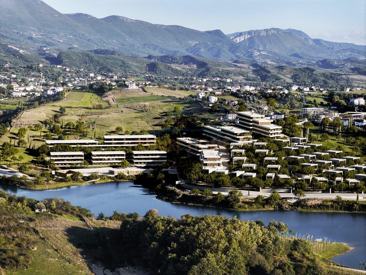 Shitet, Apartament 1+1,Kompleksi Lake Front,  Farke