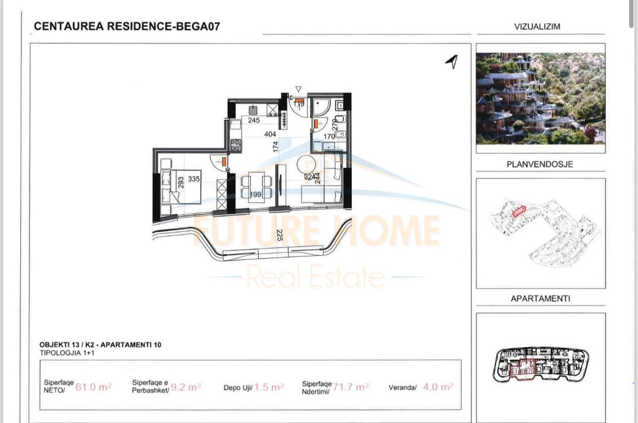 In vendita, Appartamento 1+1, Centaurea Residence, Lago Secco
