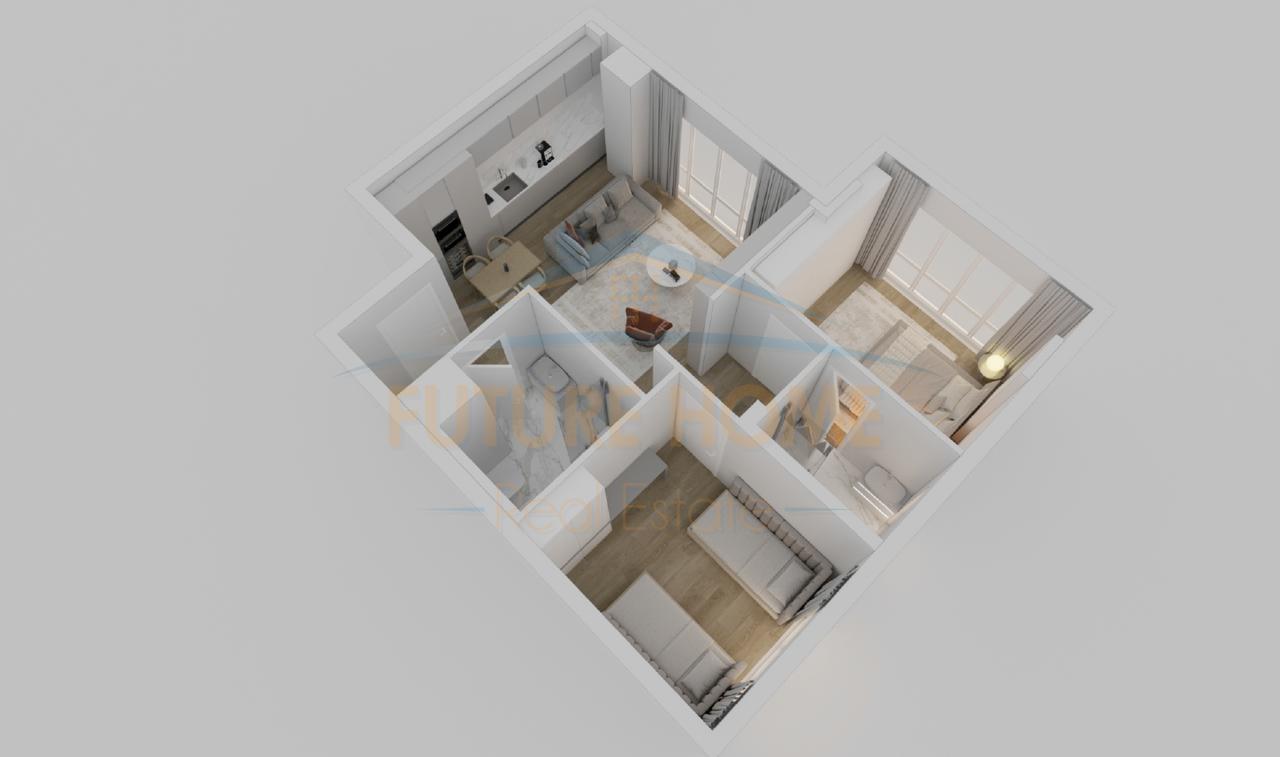 Shitet, Apartament 2+1, Kompleksi Zirkon, Rruga Kongresi Manastirit