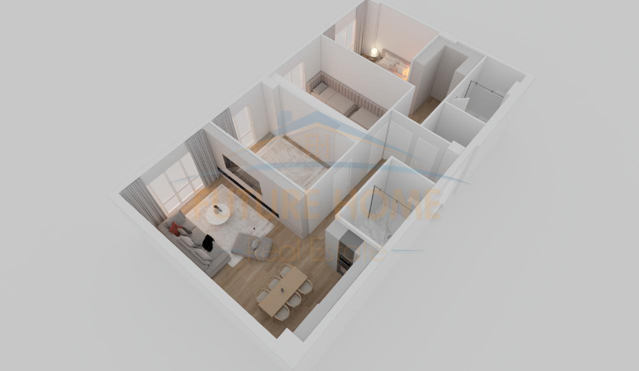 Shitet, Apartament 3+1+2, Kompleksi Zirkon, Rruga Kongresi Manastirit