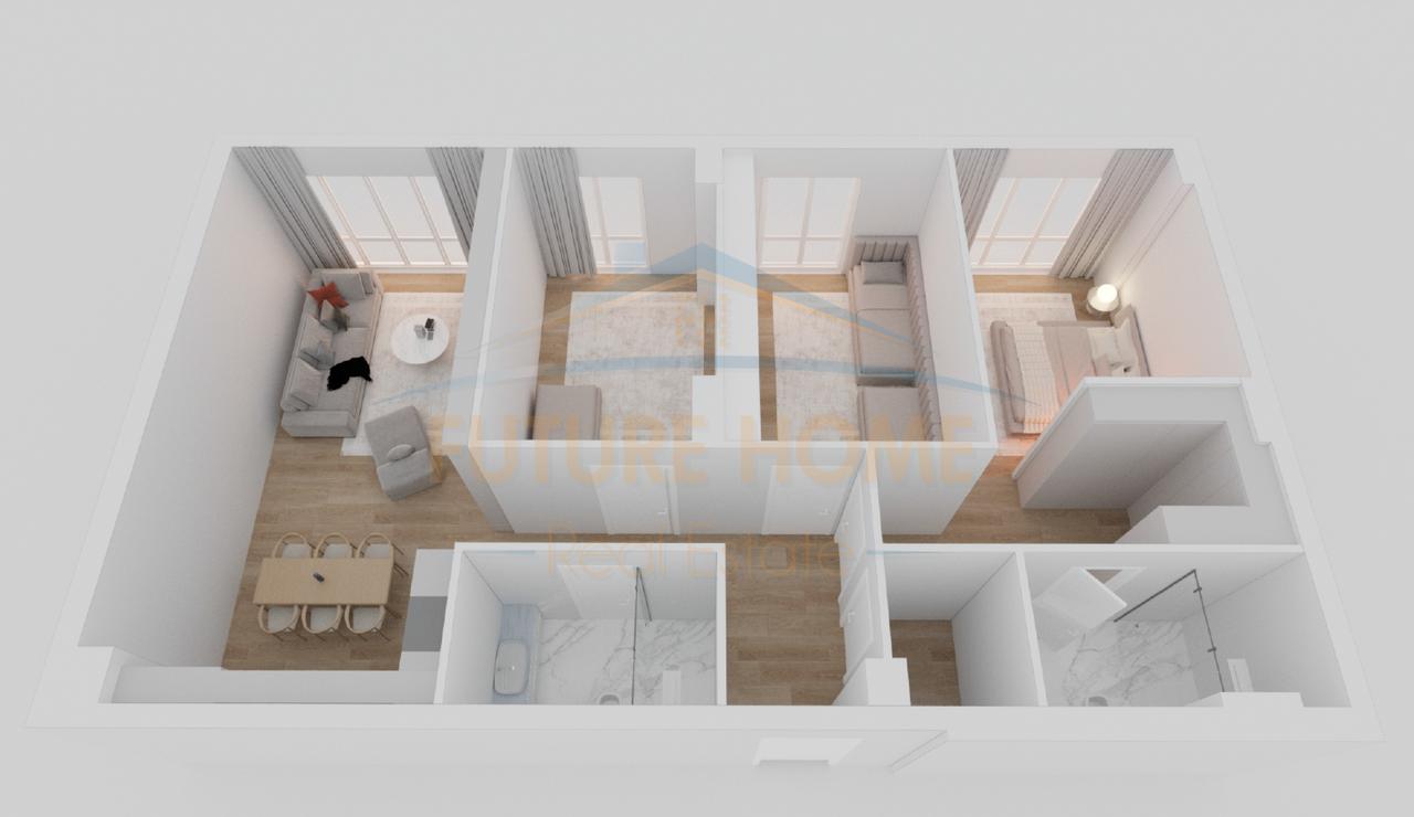 Shitet, Apartament 3+1+2, Kompleksi Zirkon, Rruga Kongresi Manastirit