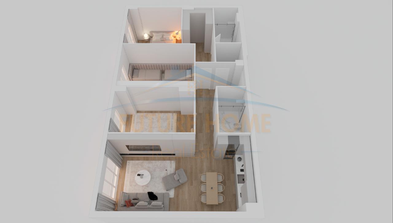 Shitet, Apartament 3+1+2, Kompleksi Zirkon, Rruga Kongresi Manastirit