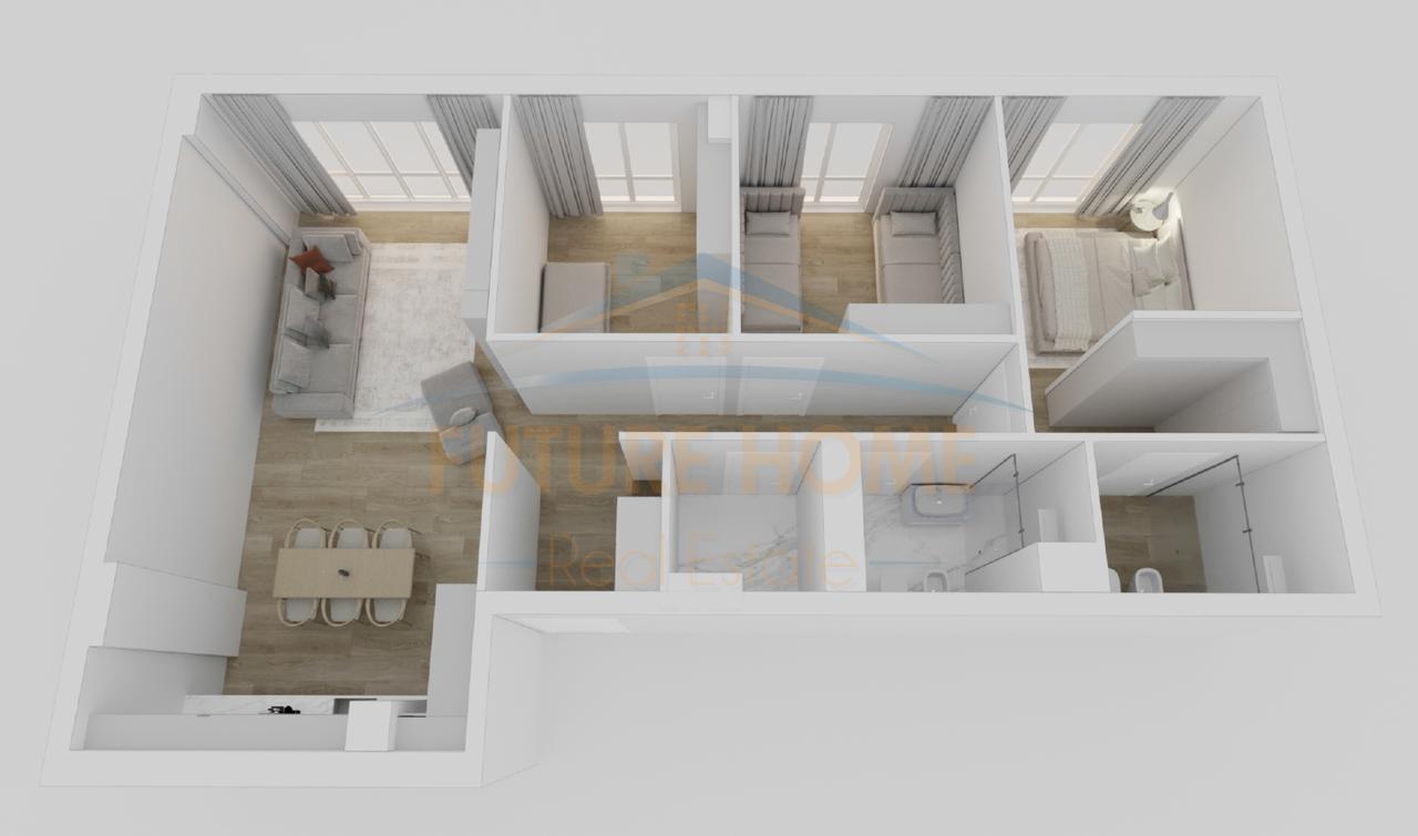 For sale, Apartment 3+1+2, Zircon Complex, Kongresi Manastirit Street