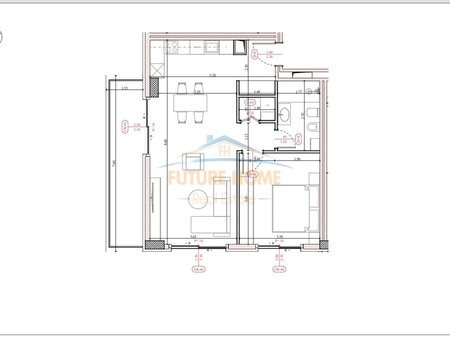 Shitet, Apartament 1+1, Rezidenca Almar, Mali i Robit