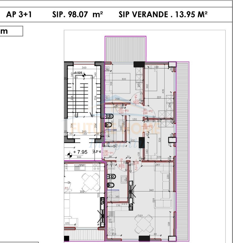For sale, Apartment 3+1+2+Veranda, Kodra e Liqenit Residence, Paskuqan, Tirana.