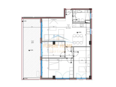 Shitet, Apartament 3+1, Square Village, Santorini II