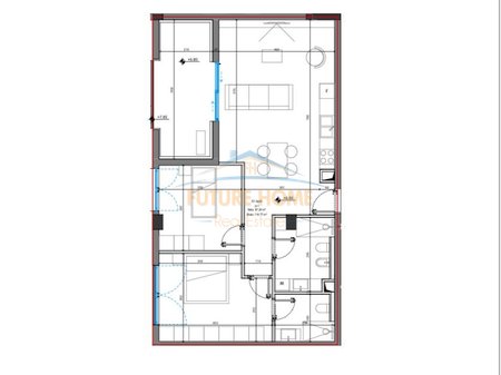 Shitet, Apartament 2+1, Square Village, Santorini II