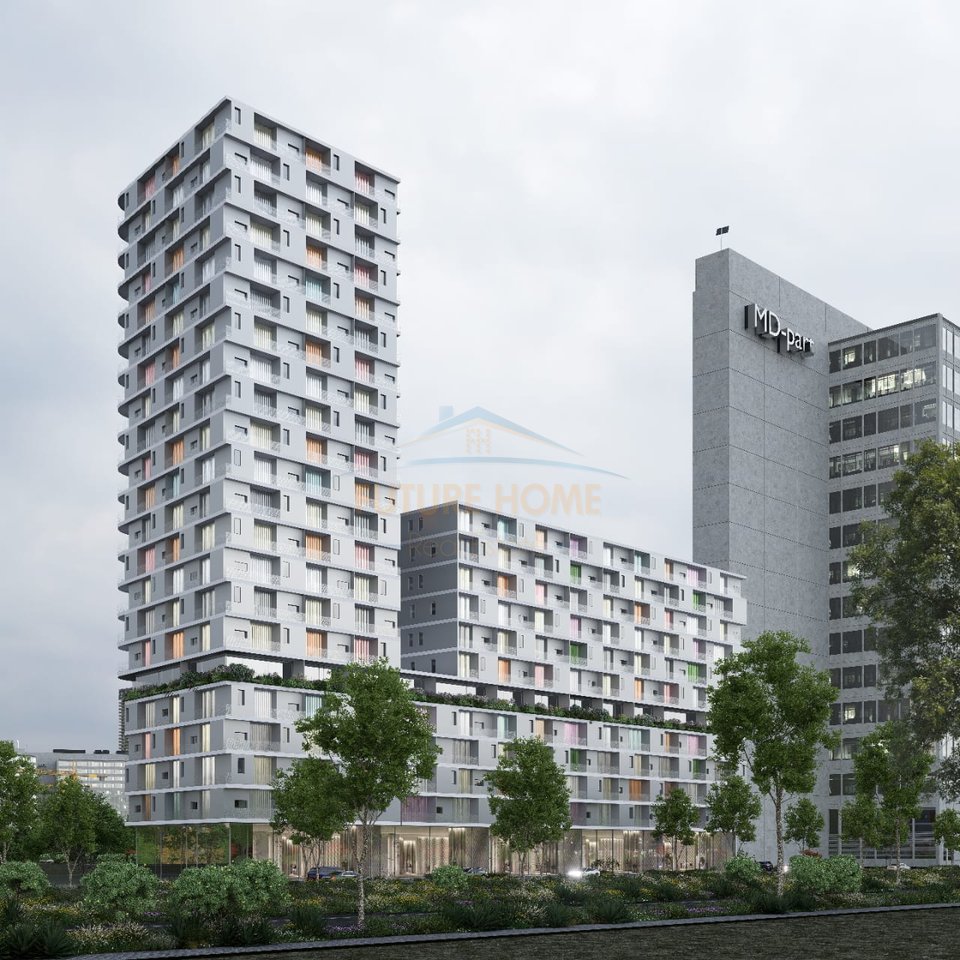 For sale, 1+1 Apartment, Moa Residence, New Ring, Tirana