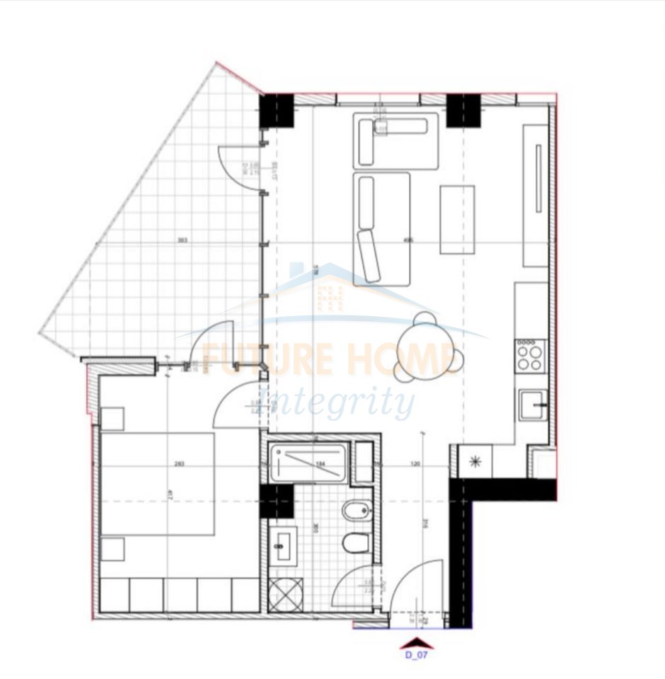 In vendita, Appartamento 2+1+2, Nuovo Anello, Tirana.