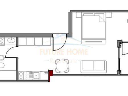 Shitet, Apartament 1+1, "Art N'Lagje" Residence, Xhamllik