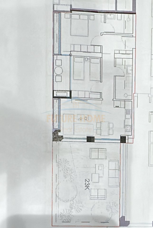 For sale, Apartment 2+1+2, Lion Residence II, Tirana.