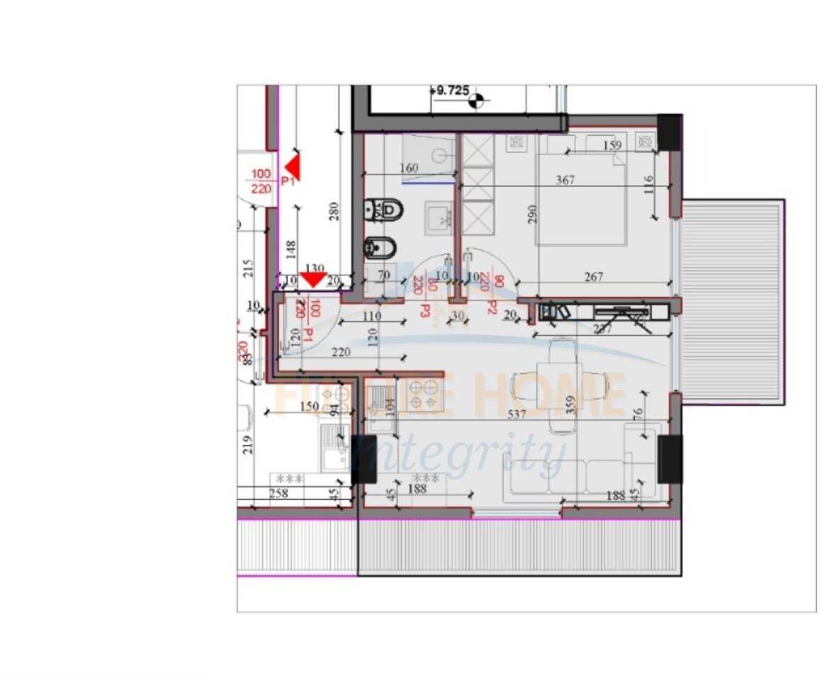 Shitet, Apartament 1+1+Verandë, Rezidenca Kodra e Liqenit, Paskuqan, Tiranë.