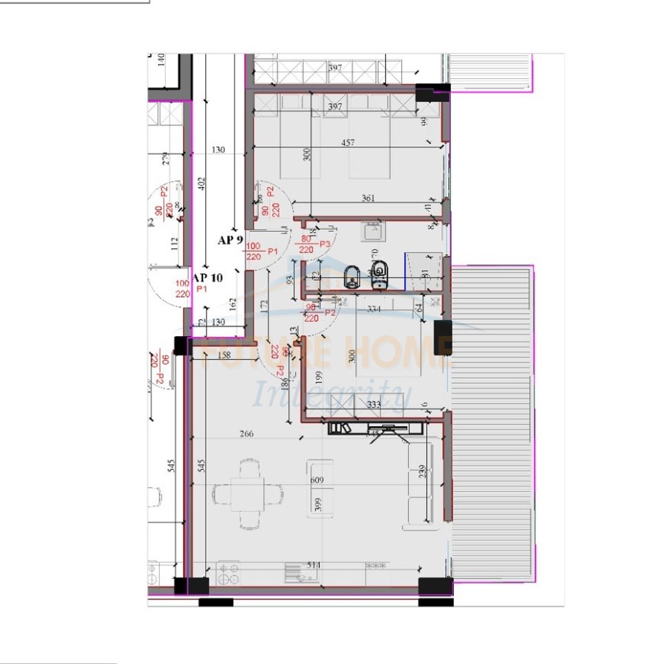Shitet, Apartament 2+1, Rezidenca Kodra e Liqenit, Paskuqan, Tiranë.