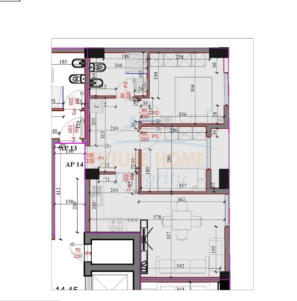 Shitet, Apartament 2+1, Rezidenca Kodra e Liqenit, Paskuqan, Tiranë.