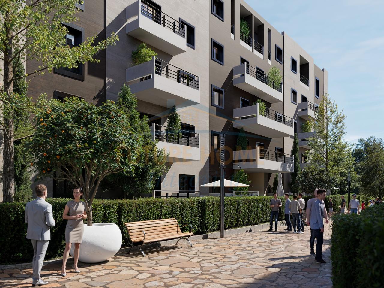 For sale, Apartment 1+1+Veranda, Residence Kodra e Liqenit, Paskuqan, Tirana.