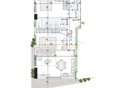 Shitet, Apartament 2+1, Albulena Residence, Paskuqan