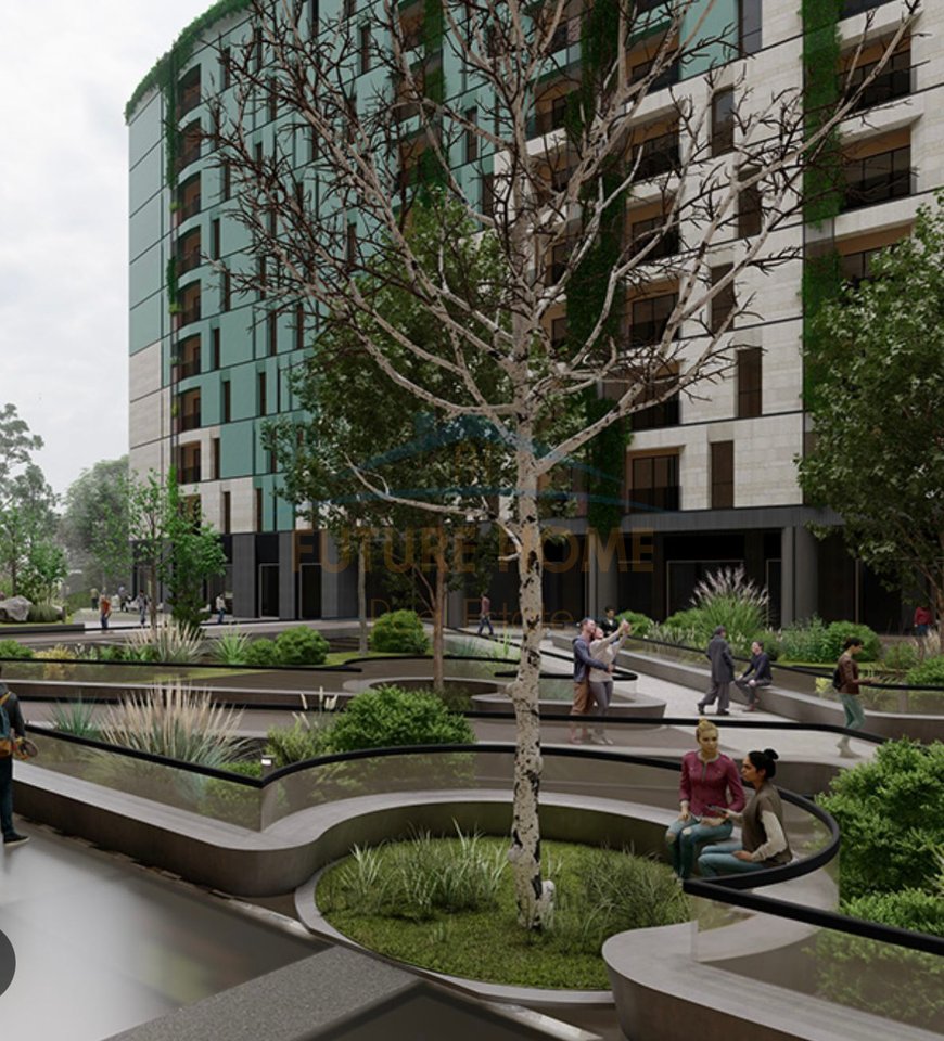 For sale, Apartment 2+1+2, River Side Residence, Old Park, Tirana