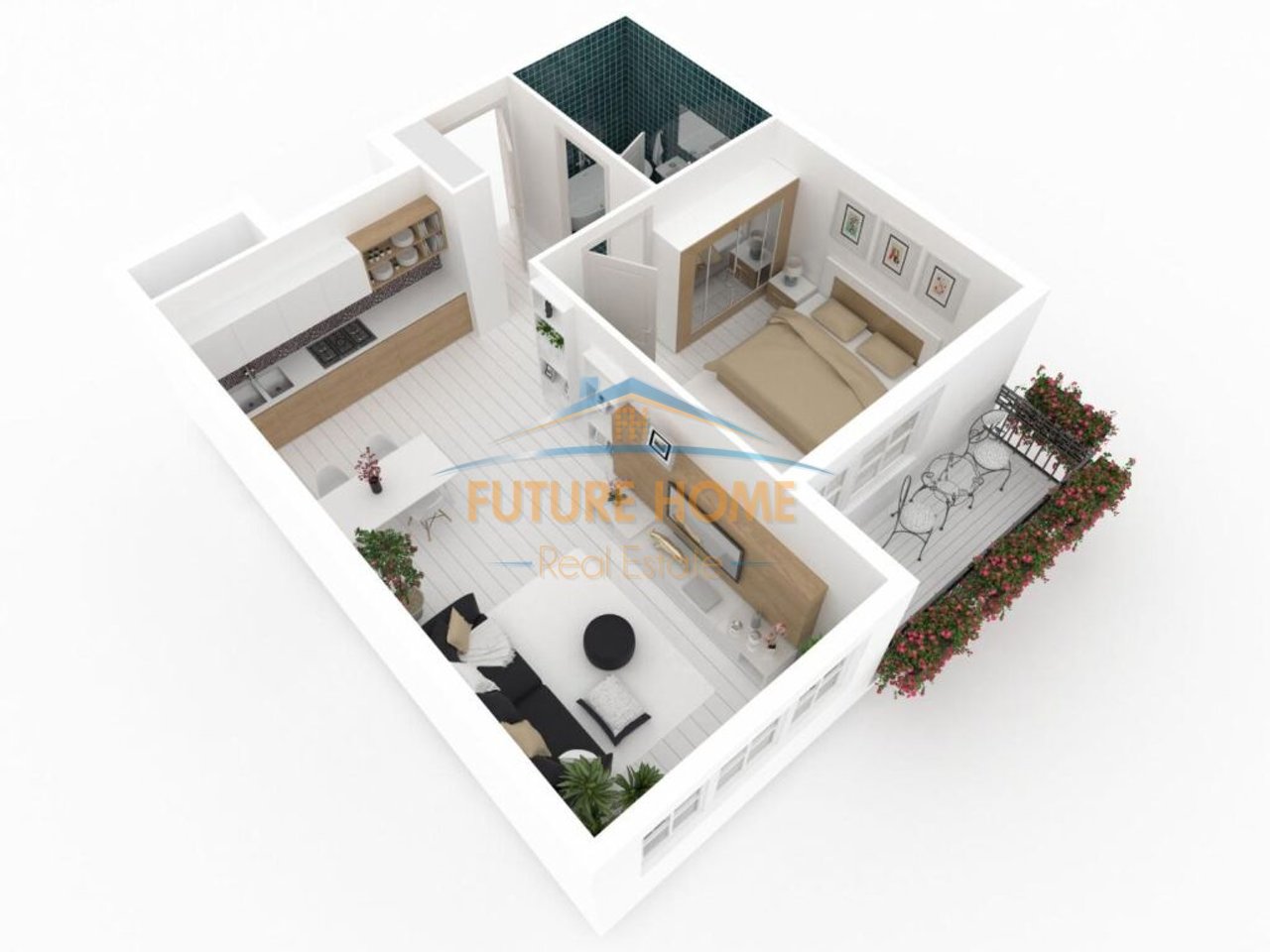 For sale, Studio apartment, Commune of Paris, Tirana.