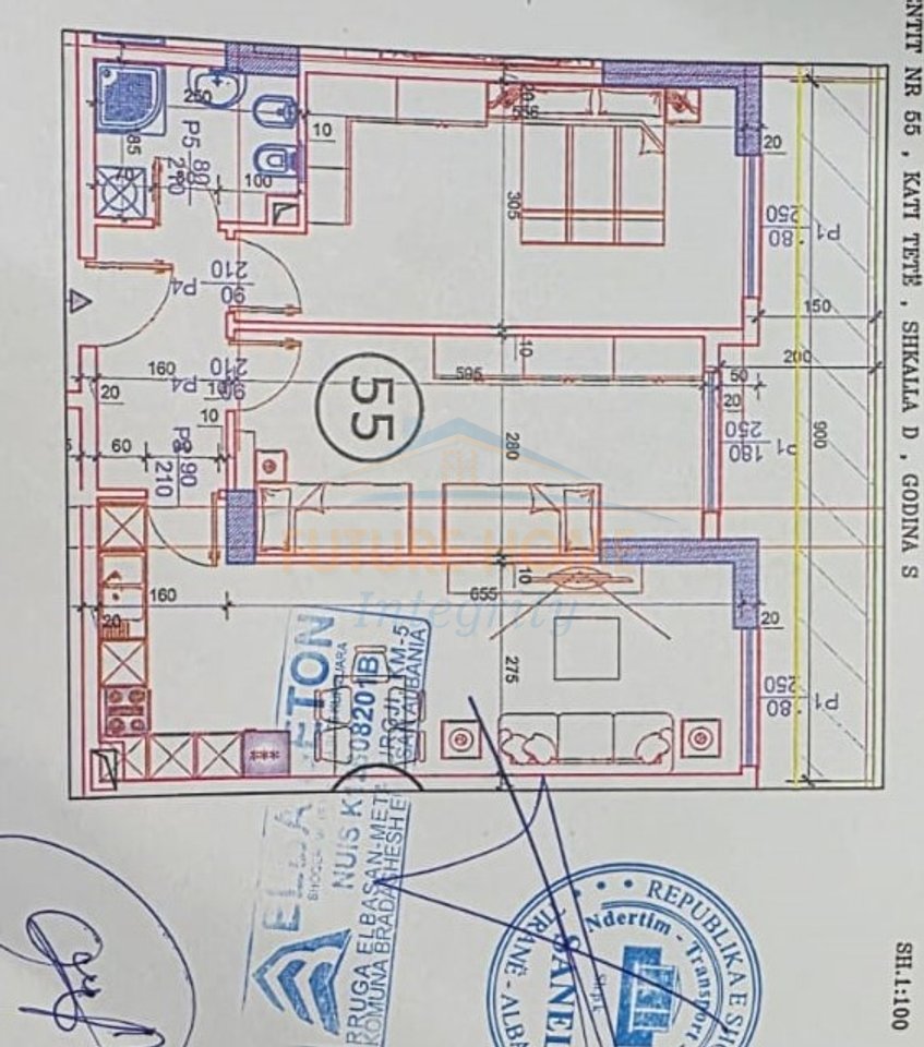 Shitet, Apartament 2+1, Paskuqan, Tiranë.