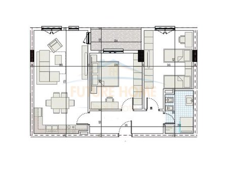 Shitet, Apartament 2+1,Ring Side Residence, Paskuqan