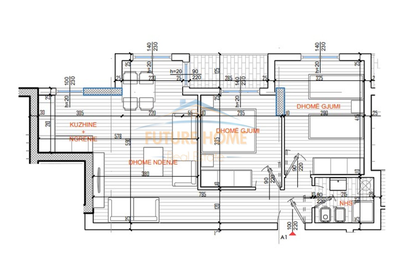 Shitet, Apartament 2+1, Rruga Kujtim Hysi, Tiranë