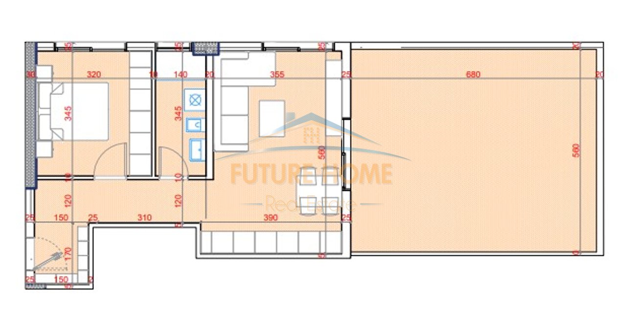 Shitet, Apartament 1+1, Rruga Sokrat Miho, Tiranë