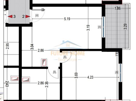 Shitet, Apartament 1+1, Golem.