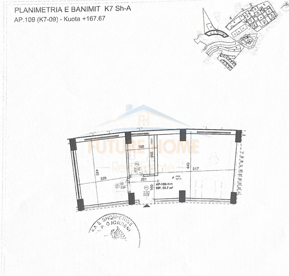 For sale, Apartment 1+1, Kodra e Diellit, Tirana.