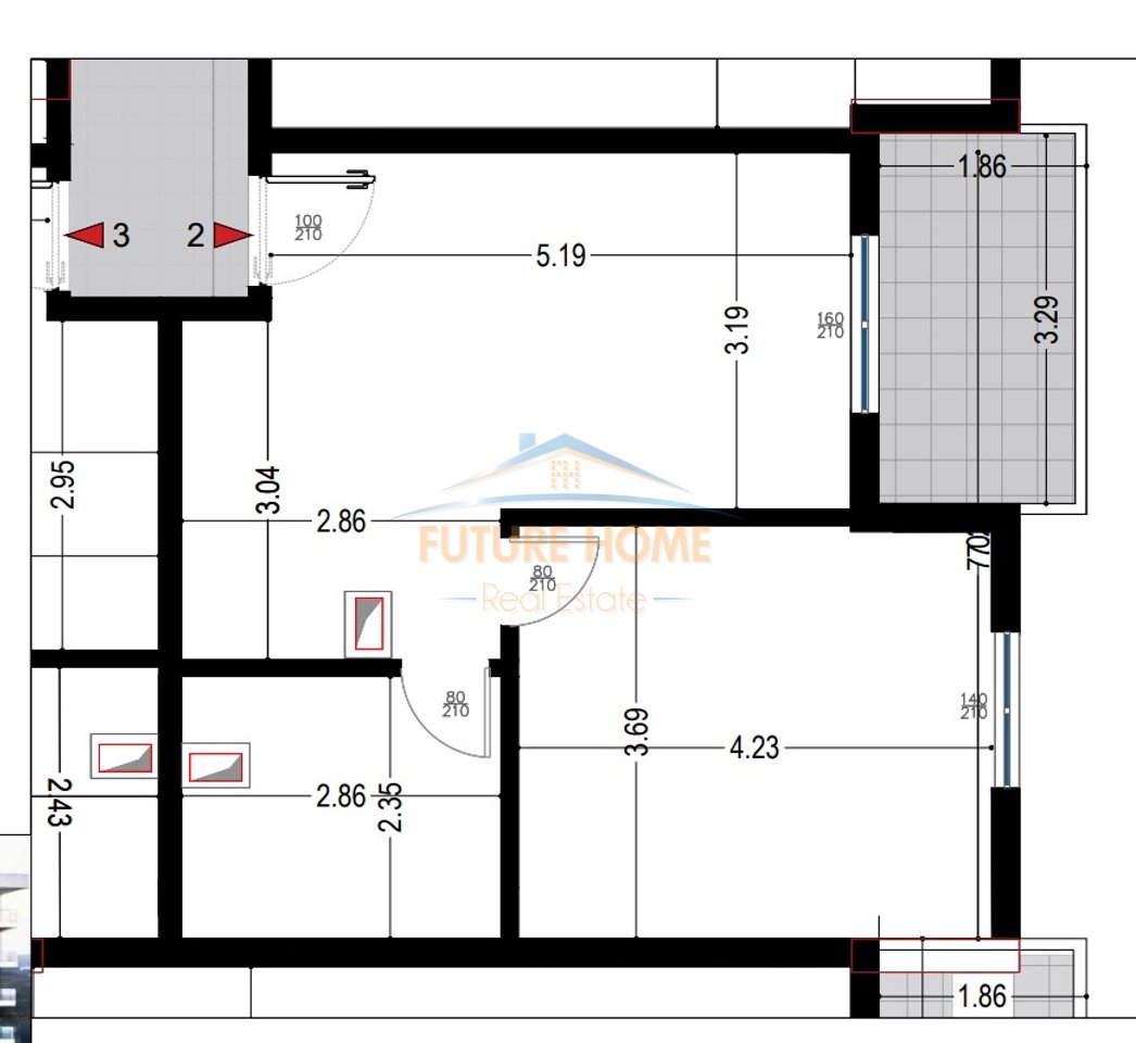 For sale, Apartment 1+1, Golem.
