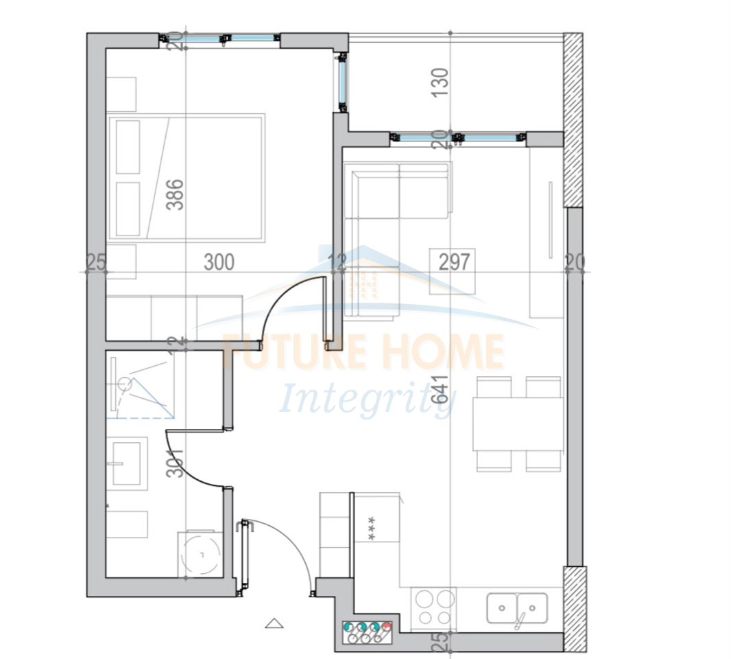 For sale, Apartment 1+1, Golem, Durrës.