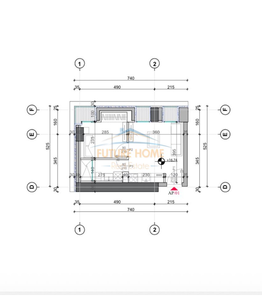 Shitet, Apartament 1+1, Skycomb Residence, Bulevardi i Ri, Tiranë