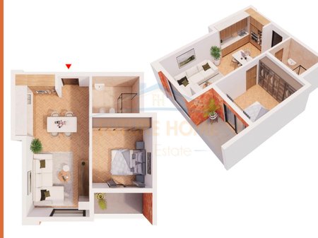 Shitet Apartament 1+1,Rezidenca Cubex,Rruga e Kavajes