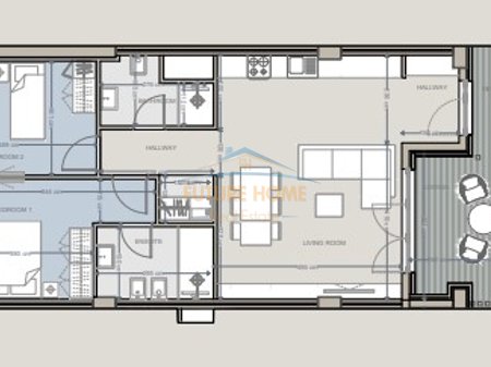 Mundësi investimi, Apartament 2+1, Baks Bay, Rana e Hedhun.