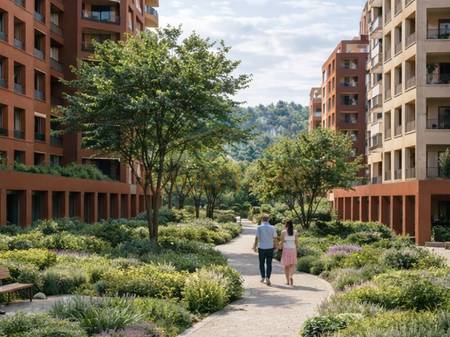 Shitet, Apartament 1+1, River Park Residence, Unaza e Re
