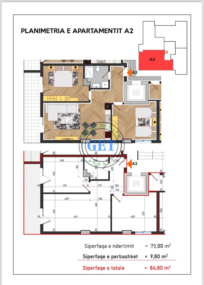 Shitet, Apartament 2+1, Plazh Iliria, Durres!!!