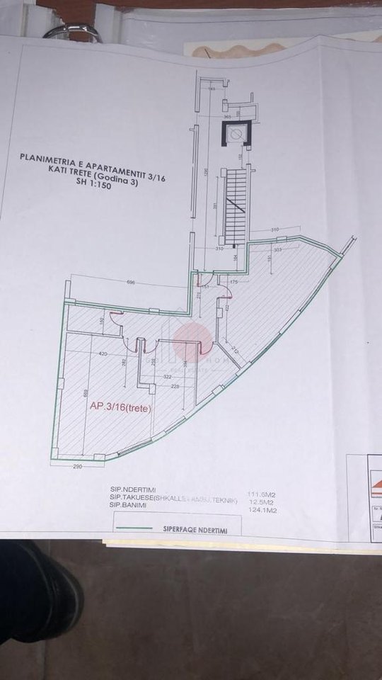 2+1+2 Apartment for Sale in Fresku, Tirana - €136,400 | 124 m²