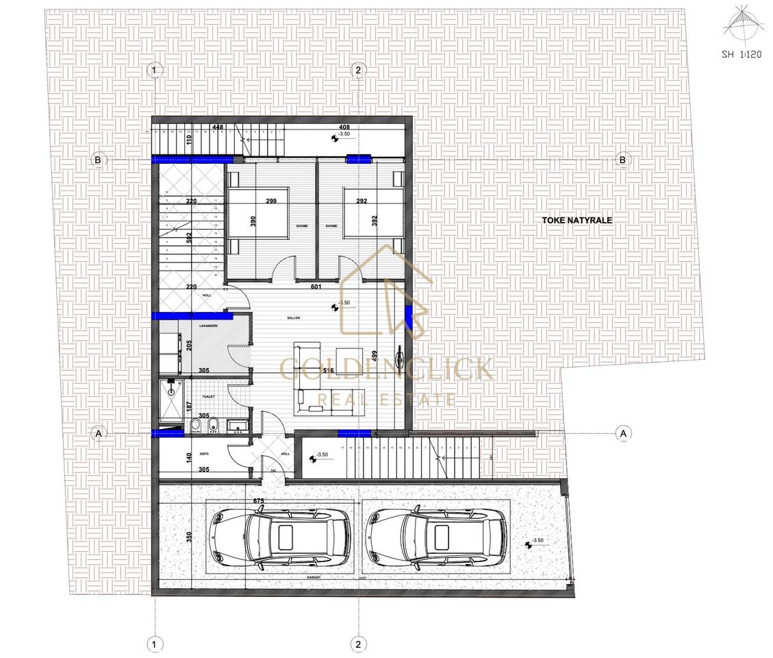 Villa for sale in Tirana with a view of Lake Farka