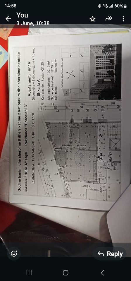 SHITET APARTAMENT 2+1 – TE PORCELANI 3