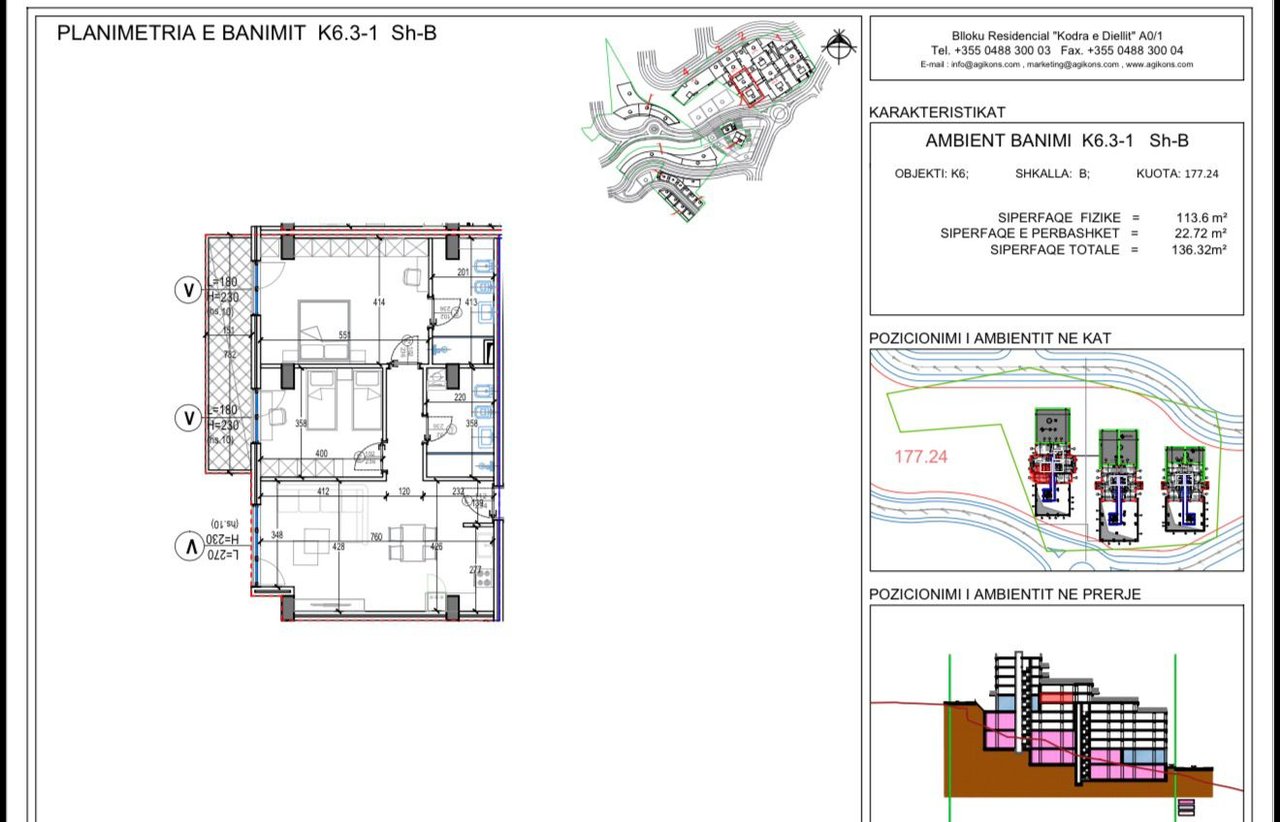SHITET APARTAMENT 2+1 – KODRA E DIELLIT 2
