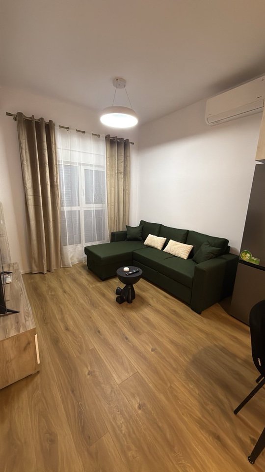 1+1 APARTMENT WITH BALCONY FOR RENT – ALI DEMI (KADIU COMPLEX), TIRANA