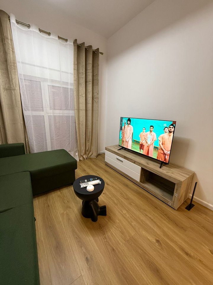 1+1 APARTMENT WITH BALCONY FOR RENT – ALI DEMI (KADIU COMPLEX), TIRANA