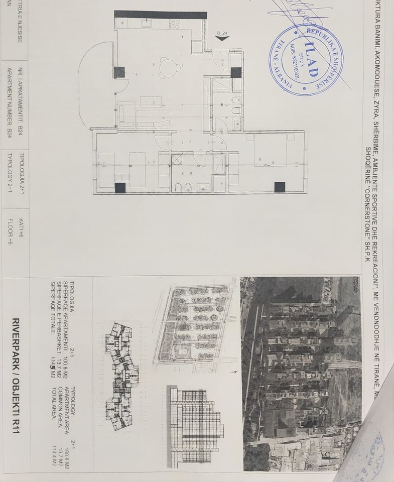 SHITET APARTAMENT 2+1 – ASTIR, RIVER PARK