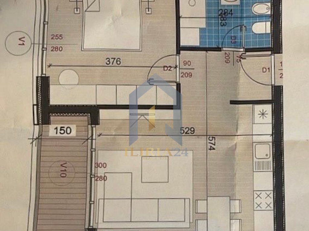 Apartament 1+1 për Shitje në  "Ali Demi"