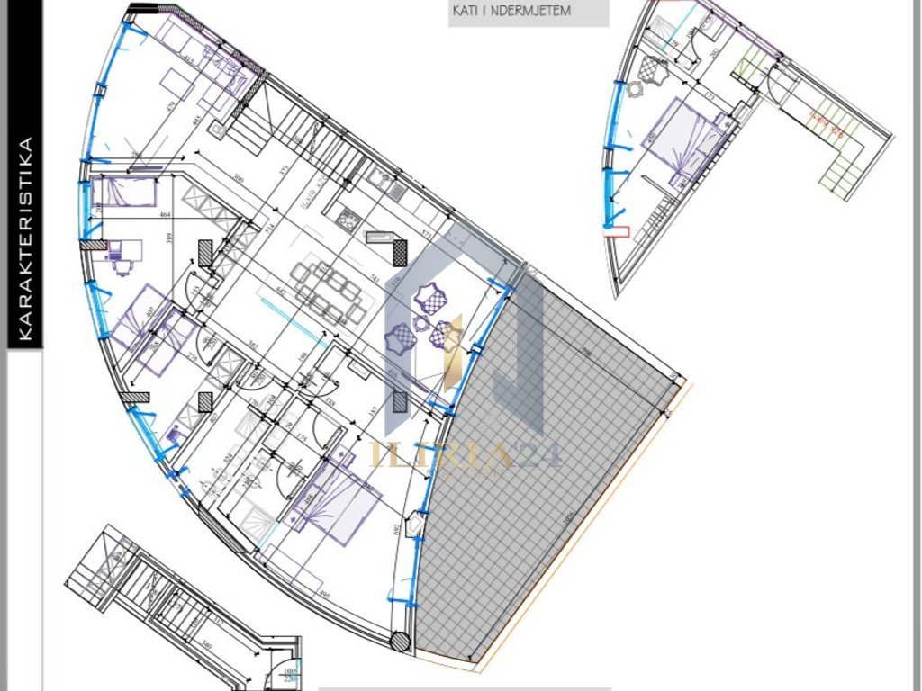 OKAZION!!!Duplex Penthouse 4+1+3 për shitje tek “Kodra e Diellit 2”