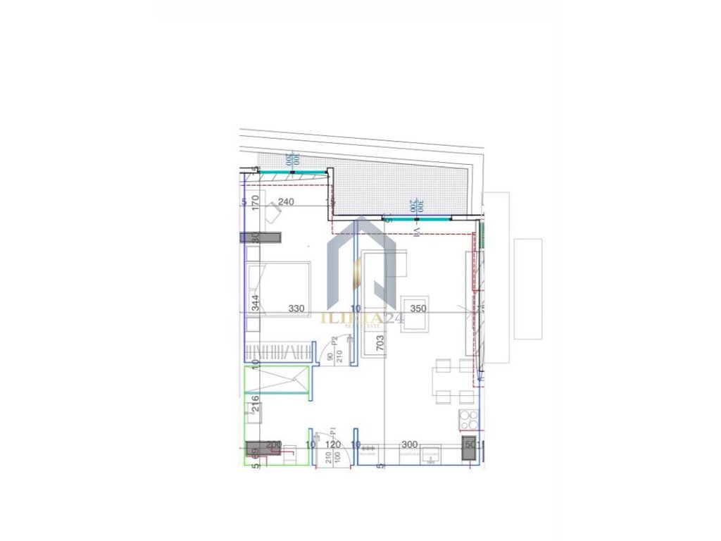 Apartament 1+1 per shitje "Yzberisht"