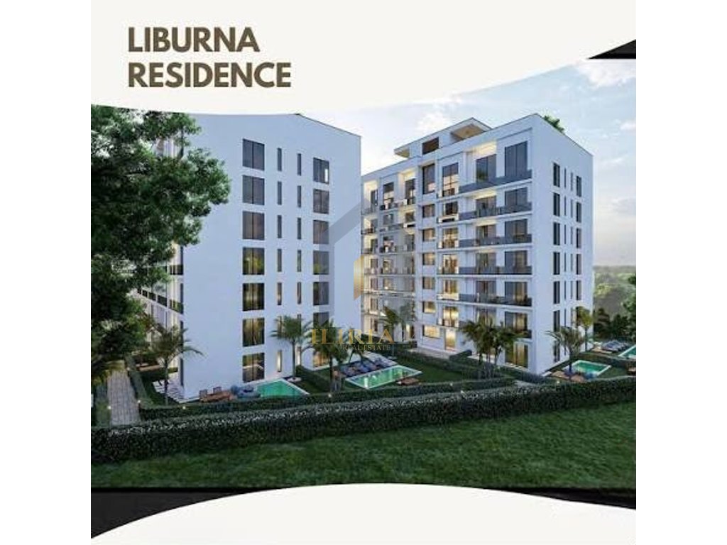 Apartament 1+1 për shitje në “Liburna Residence”, Mali i Robit