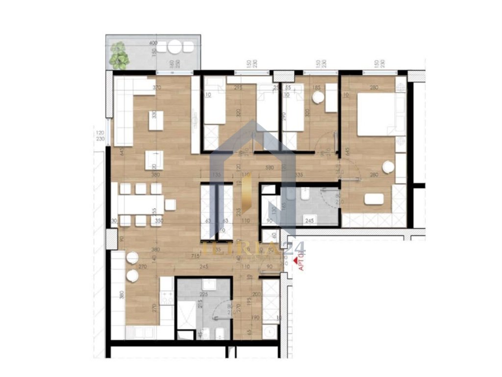 Appartamento 3+1 in vendita presso "Ex Campo di Aviazione"