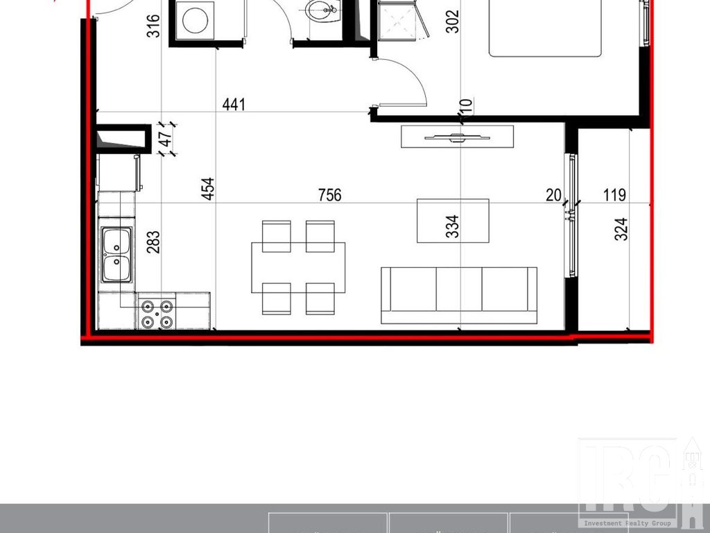 APARTAMENT 1+1 PER SHITJE: UNIVERS CITY